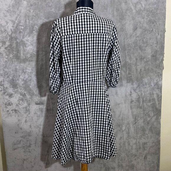 Sequin Hearts Rodeo Western Dress Jr. Size 13 Boho Front twist button gingham - Picture 12 of 12